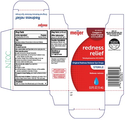 Meijer Redness Relief 15ml (tetrahydrozoline Hci 0.05%) (Kc Dl   Meijer Redness Relief (tetrahydrozoline Hci))